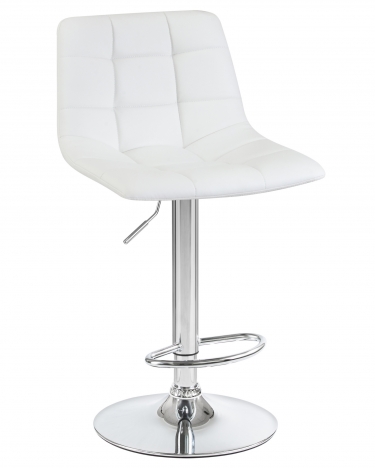 Стул барный DOBRIN DOBRIN TAILOR экокожа Белый
