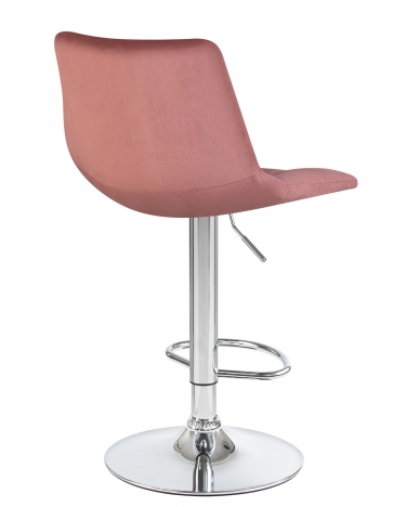 Стул барный DOBRIN DOBRIN TAILOR Пудрово-розовый велюр MJ9-32