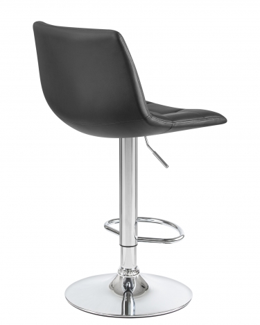 Стул барный DOBRIN DOBRIN TAILOR экокожа Черный