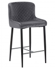 Стул полубарный DOBRIN DOBRIN CHRISTIAN 65 Темно-серый велюр V108-91