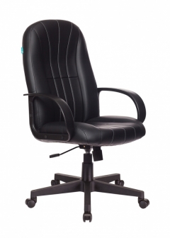 Кресло руководителя Бюрократ Бюрократ T-898/B черный Leather Black