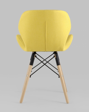Стул Stool Group Бон рогожка Желтый