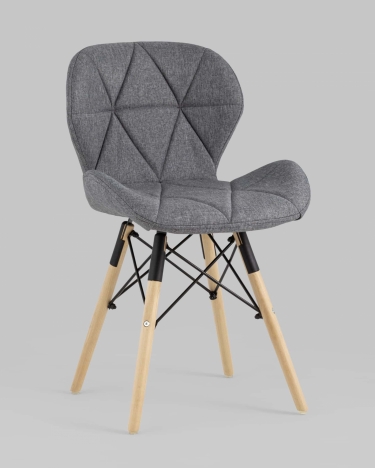 Стул Stool Group Бон рогожка Темно-серый