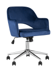 Компьютерное кресло Stool Group Кларк велюр Синий