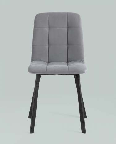 Стул Stool Group Oliver SquareвелюрСерый
