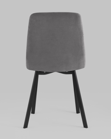Стул Stool Group Oliver SquareвелюрТемно-серый