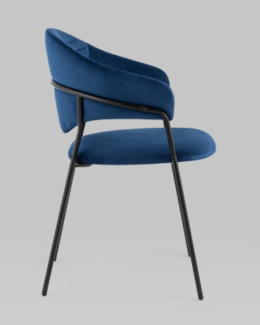 Стул Stool Group Алексис велюр Синий