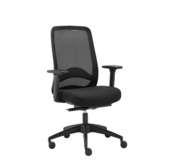 Кресло офисное Carot M Black 1D Black slide