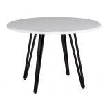 Стол R-home Диего d110 Мрамор бьянко