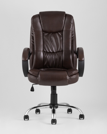 Компьютерное кресло Stool Group TopChairs Atlant экокожа Коричневое