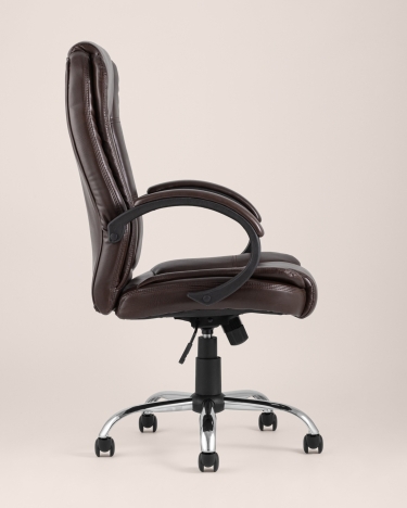 Компьютерное кресло Stool Group TopChairs Atlant экокожа Коричневое