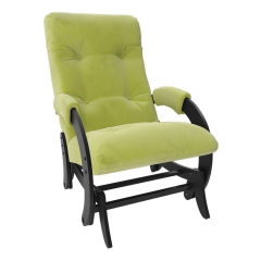 Кресло-качалка Комфорт Модель 68 М Venge/Verona Apple Green