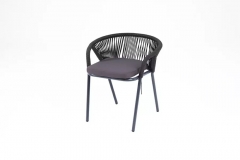Плетеный стул Женева GEN-CH-1-001 dark grey