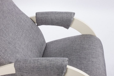 Кресло-качалка  Модель 68 М Сливочный/Verona Light Grey