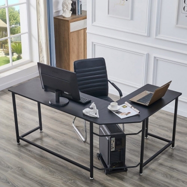 Угловой письменный стол ESF KIWI Черный BK