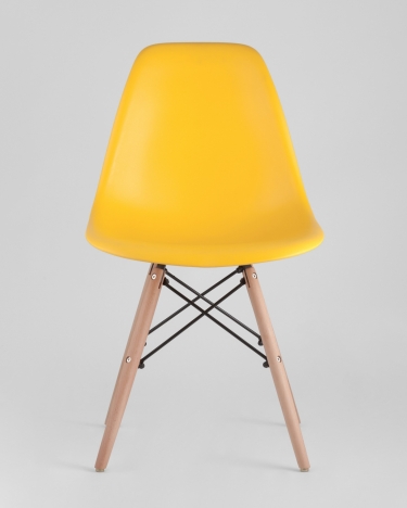 Стул Stool Group Eames DSW 4 шт. Желтый