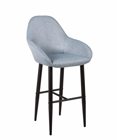 Стул барный R-home Kent Б Грей/Черный