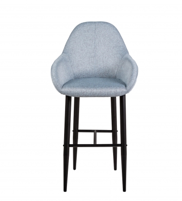 Стул барный R-home Kent Б Грей/Черный