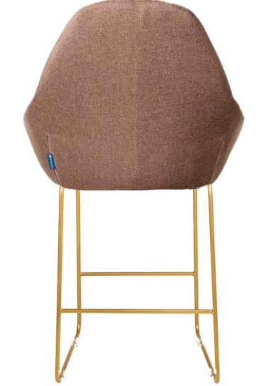 Стул барный R-home Kent Б Браун/Линк Золото