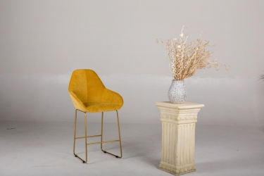 Стул барный R-home Kent Б Браун/Линк Золото