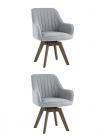 Стул вращающийся Stool Group MANS 2 шт. Серый