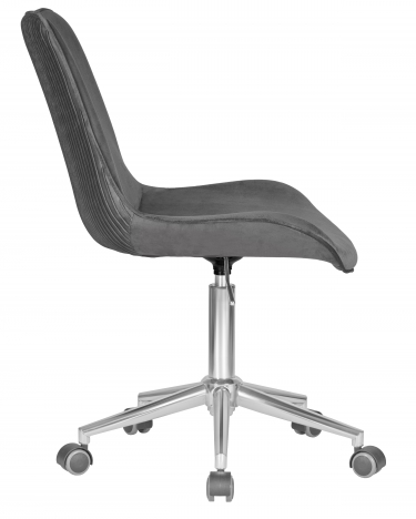 Кресло офисное DOBRIN DOBRIN DORA Серый велюр 1922-19