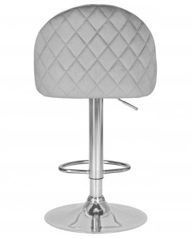 Стул барный DOBRIN DOBRIN MILANA Серый велюр MJ9-75
