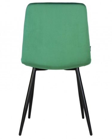 Стул обеденный DOBRIN CHILLY Темно-зеленый Holland 30, основание черное