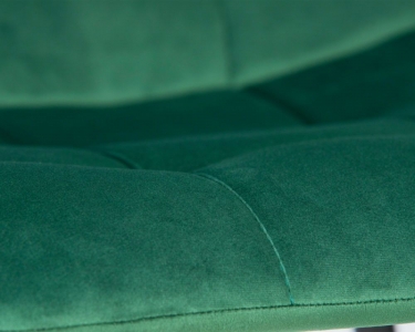 Стул обеденный DOBRIN CHILLY Темно-зеленый Holland 30, основание черное