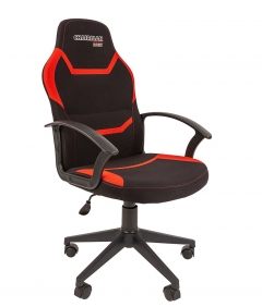 Кресло для геймеров CHAIRMAN GAME 9 NEW Черный-красный