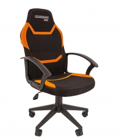 Кресло для геймеров CHAIRMAN GAME 9 NEW Черный-оранжевый