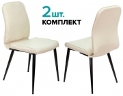 Стулья для кухни Бюрократ Бюрократ KF-3 Слоновая кость Orion-10 2 шт.
