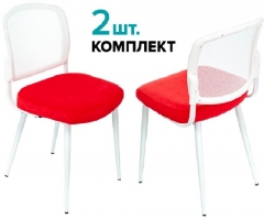Стулья для кухни Бюрократ Бюрократ KF-8W Красный 2 шт.