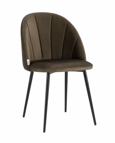 Стул для кухни Stool Group Логан NEW велюр Коричневый