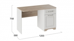 Стол письменный с ящиком Трия Тоскана ТД-353.15.02