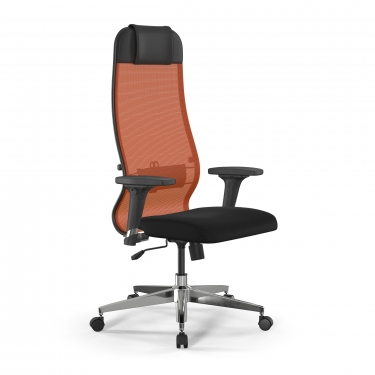 Офисное кресло ErgoLife Sit 10 B1-111D - X2+UMF(X1) Оранжевый-Черный*