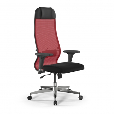 Офисное кресло ErgoLife Sit 10 B1-111D - X2+UMF(X1) Красный-Черный*