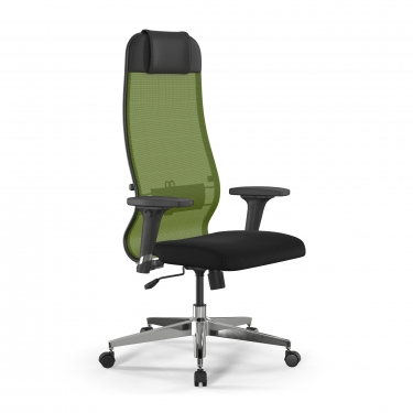 Офисное кресло ErgoLife Sit 10 B1-111D - X2+UMF(X1) Зеленый-Черный*