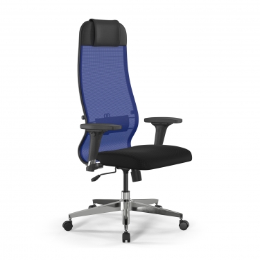 Офисное кресло ErgoLife Sit 10 B1-111D - X2+UMF(X1) Синий-Черный*