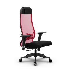 Офисное кресло МЕТТА Комплект 18/2D, Основание 17832 Красный Black