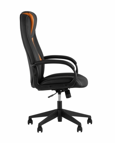 Геймерское кресло Stool Group TopChairs ST-CYBER 8 черный/оранжевый