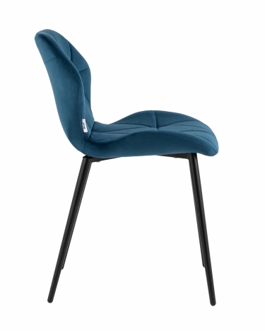 Стул обеденный Stool Group Эдвин велюр Синий