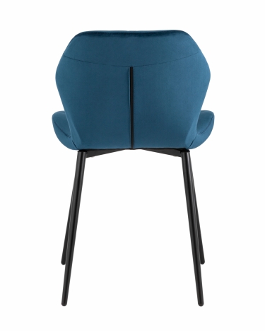 Стул обеденный Stool Group Эдвин велюр Синий
