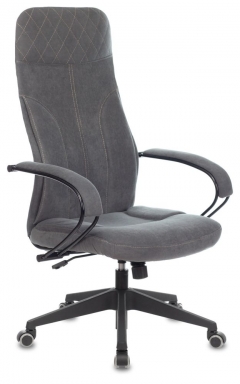 Кресло руководителя Бюрократ CH-608Fabric темно-серый Alfa 44