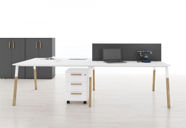 Стол журнальный Skyland Forta FCT 6767 Белый премиум Дуб Гамильтон