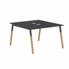 Рабочая станция Skyland Forta FWST 1113 Черный графит Дуб Гамильтон