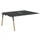 Рабочая станция Skyland Forta FIWST 1513 Черный графит Дуб Гамильтон