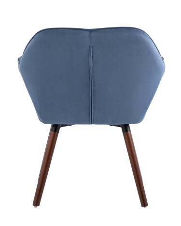 Кресло Stool group Брайан, замша, глубокий синий NC
