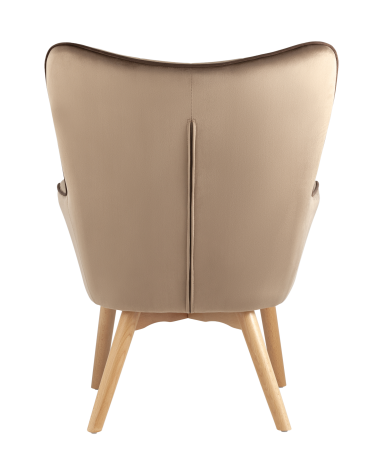 Кресло Stool group Манго, велюр, бежевый
