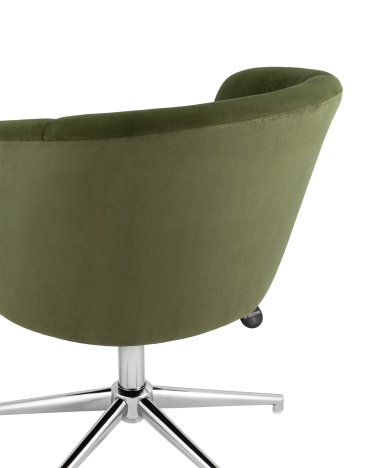 Кресло Stool group Харис регулируемое, замша, хаки